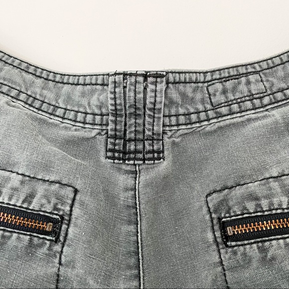 Free People Bermuda Shorts Washed Black Size 4 - Picture 7 of 14